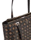 GUESS Calebra Tote Bag Espresso Logo
