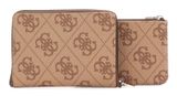 GUESS Jewelry Organizer & Passport Pouch Latte Logo / Brown