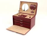 WINDROSE Merino Moda Jewelry Box Red WINDROSE Merino Moda Jewelry Box Red