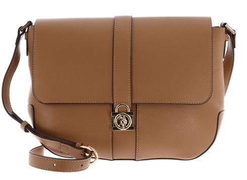 U.S. POLO ASSN. Winterberry Flap Bag Camel