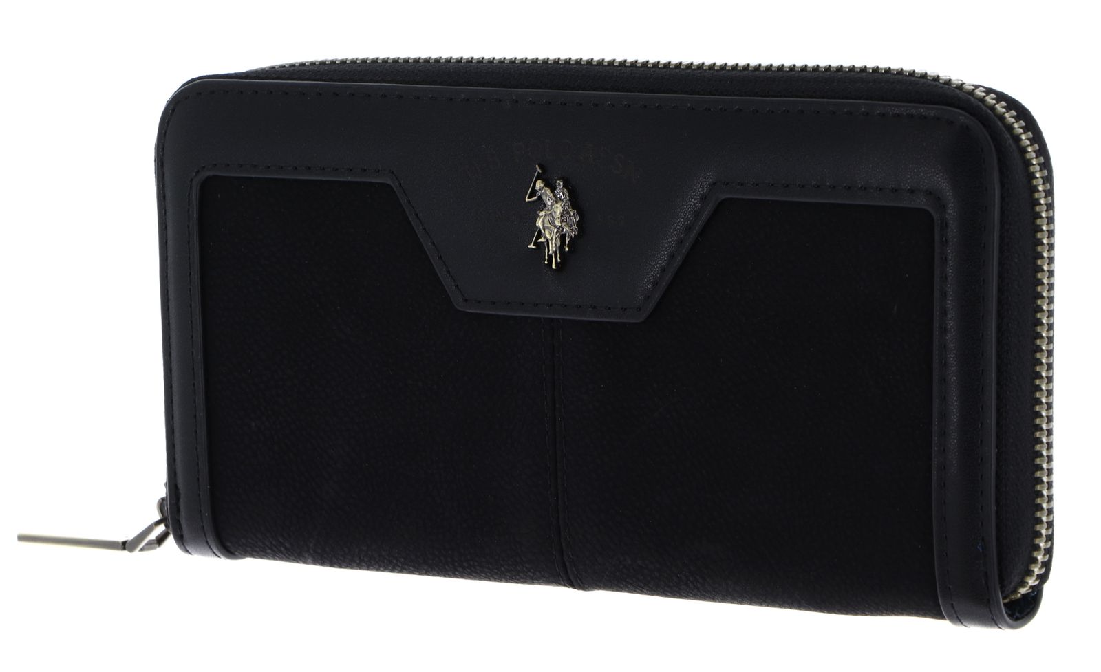 U.S. POLO ASSN. Monroe Zip Around Wallet Black