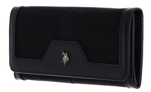 U.S. POLO ASSN. Monroe Flap Wallet L Black