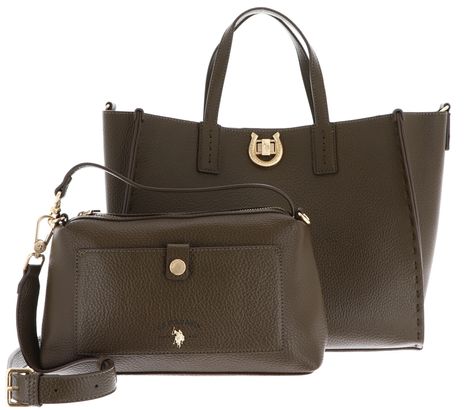 U.S. POLO ASSN. Middleton Double Handle With Extra Bag York Stone