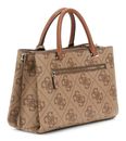GUESS Erenia Girlfriend Satchel Latte Logo