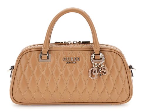 GUESS Valla Satchel Bag S Beige