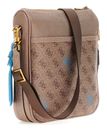 GUESS Milano Crossbody Bag 2 Beige / Blue GUESS Milano Crossbody Bag 2 Beige / Blue