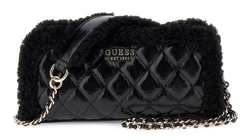 GUESS Cristi Top Zip Crossbody Bag Black