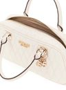 GUESS Valla Satchel Bag S Bone GUESS Valla Satchel Bag S Bone