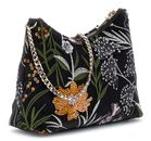 GUESS Zalina Top Zip Shoulder Bag Black Multi GUESS Zalina Top Zip Shoulder Bag Black Multi