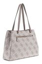 GUESS Erenia Tote Bag Dark Taupe Logo