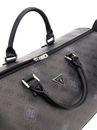 GUESS Milano Convertible Weekender Black / White GUESS Milano Convertible Weekender Black / White