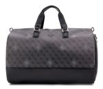 GUESS Milano Convertible Weekender Black / White GUESS Milano Convertible Weekender Black / White