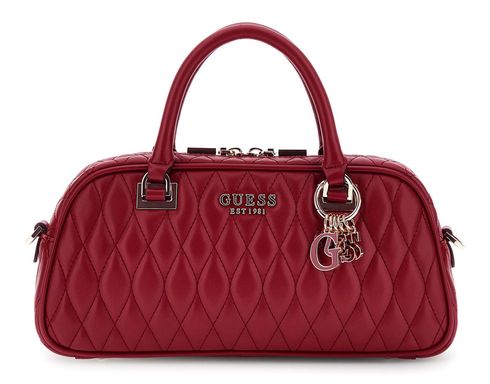 GUESS Valla Satchel Bag S Red GUESS Valla Satchel Bag S Red