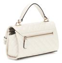 GUESS Idra Top Handle Flap Bag Stone