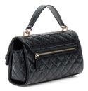GUESS Idra Top Handle Flap Bag Black