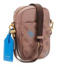 GUESS Milano Crossbody Micro Bag Beige / Blue