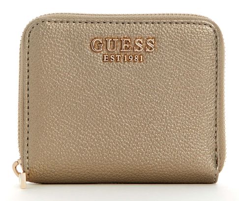 GUESS Laurel II SLG Small Zip Around Wallet Pewter
