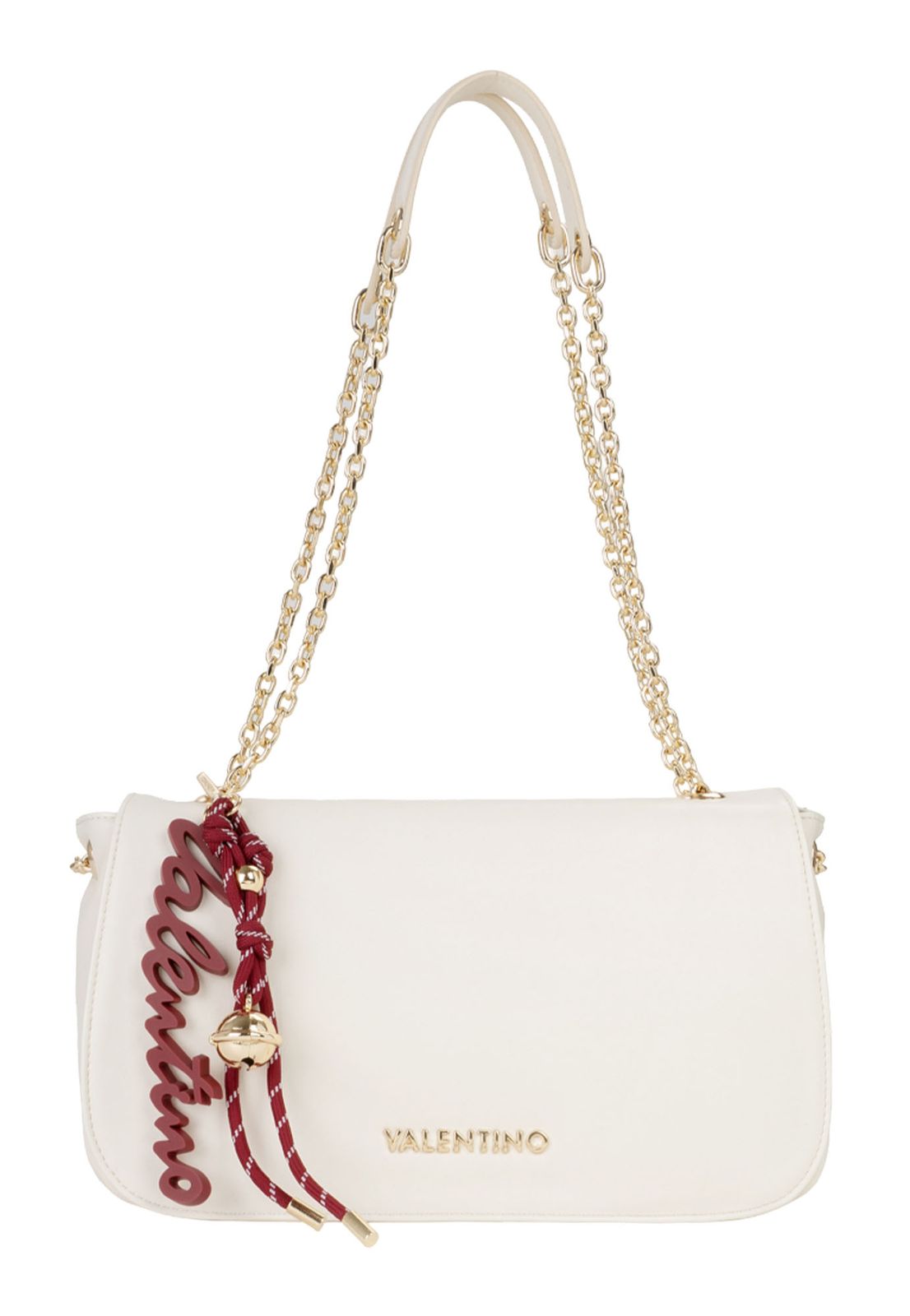 VALENTINO Winter Re Flap Bag Creme White