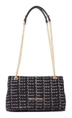 VALENTINO Tweed Flap Bag Nero / Multicolor