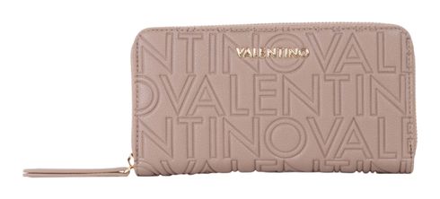 VALENTINO Pansy Zip Around Wallet Taupe