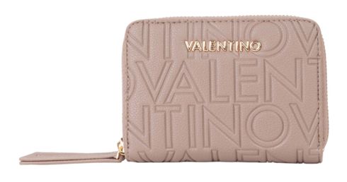 VALENTINO Pansy Zip Around Wallet Taupe VALENTINO Pansy Zip Around Wallet Taupe