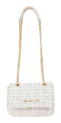 VALENTINO Tweed Flap Bag Off Wh / Multi