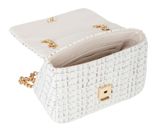 VALENTINO Tweed Flap Bag Off Wh / Multi