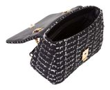 VALENTINO Tweed Flap Bag Nero / Multicolor