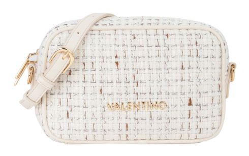 VALENTINO Tweed Camera Bag Off Wh / Multi