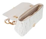 VALENTINO Tweed Flap Bag Off Wh / Multi