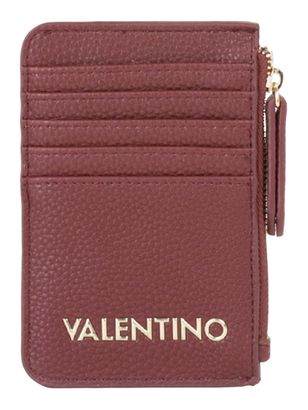 VALENTINO Brixton Credit Card Case Bordeaux VALENTINO Brixton Credit Card Case Bordeaux