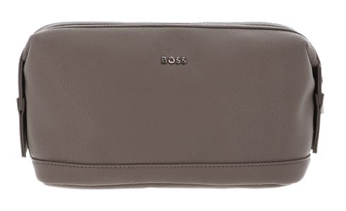 HUGO BOSS Classic Grained Washbag Taupe