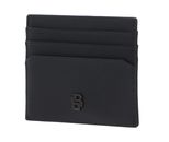 HUGO BOSS Double B Card Holder Saffiano Grey