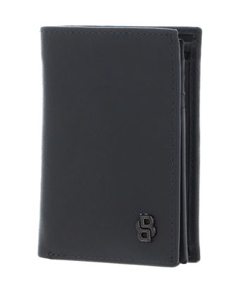 HUGO BOSS Double B Card Case Saffiano Grey