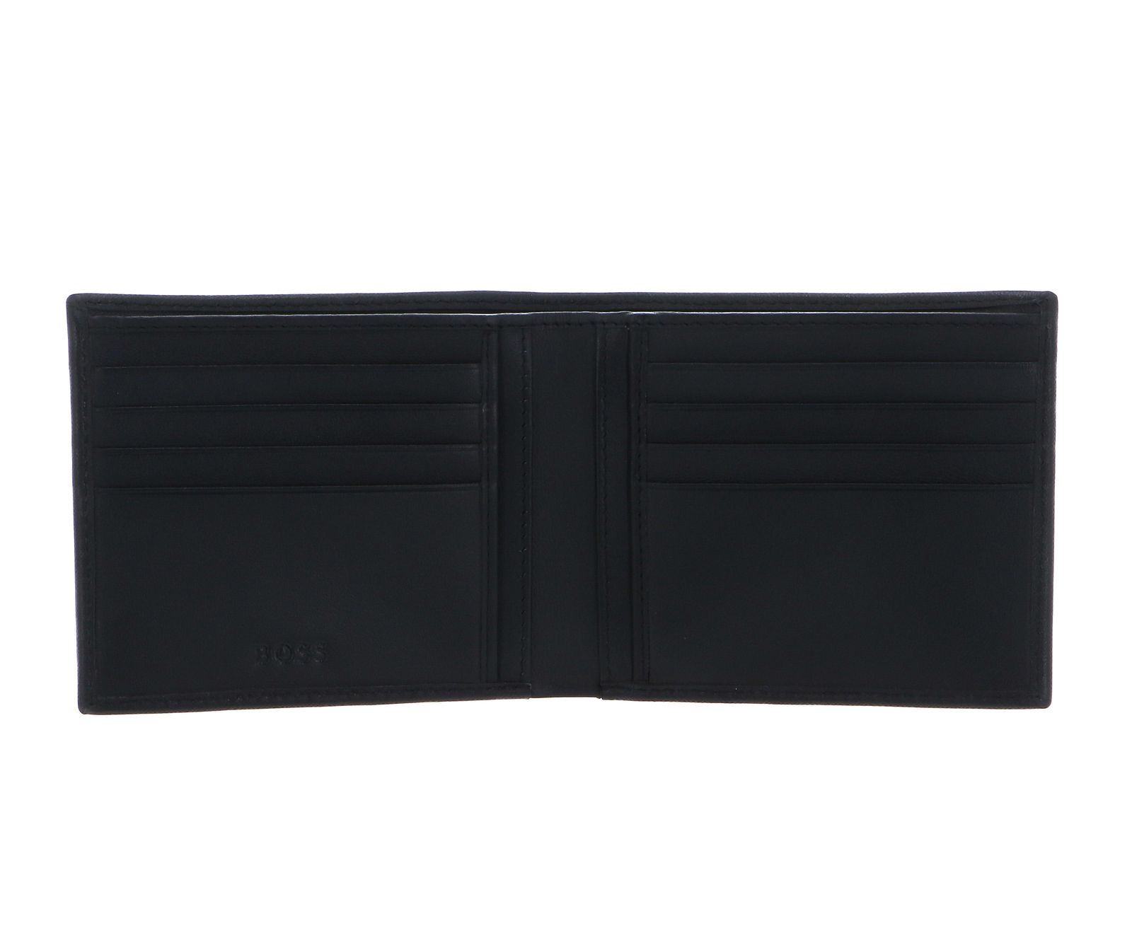 HUGO BOSS Double B Card Case Saffiano Black HUGO BOSS Double B Card Case Saffiano Black