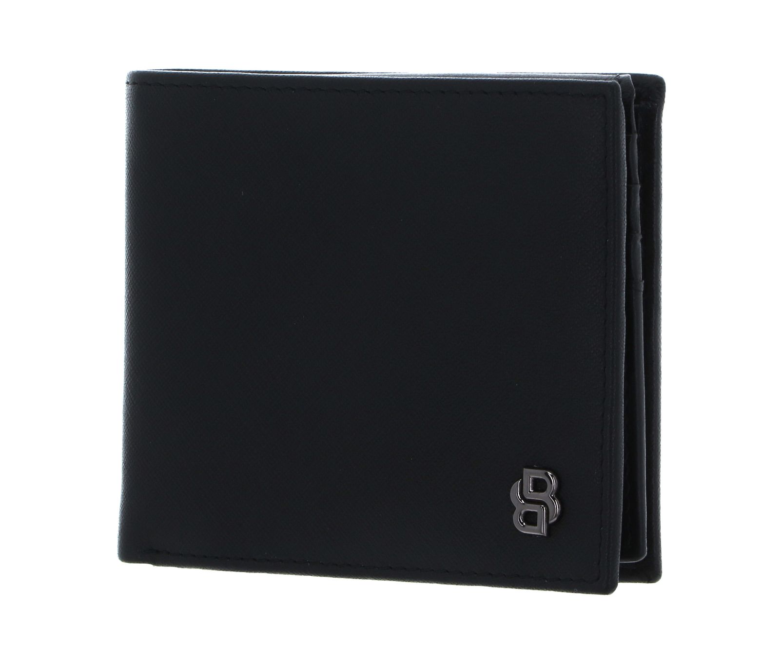 HUGO BOSS Double B Card Case Saffiano Black