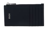 HUGO BOSS Classic Grained Cardholder With Zip Navy