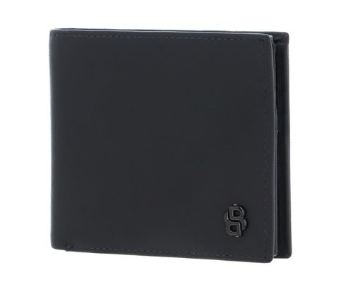 HUGO BOSS Double B Card Case Saffiano Grey