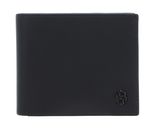 HUGO BOSS Double B Card Case Saffiano Grey HUGO BOSS Double B Card Case Saffiano Grey