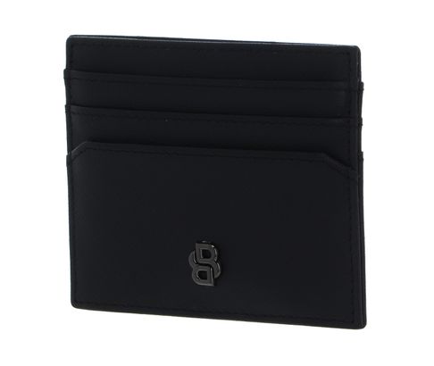 HUGO BOSS Double B Card Holder Saffiano Black