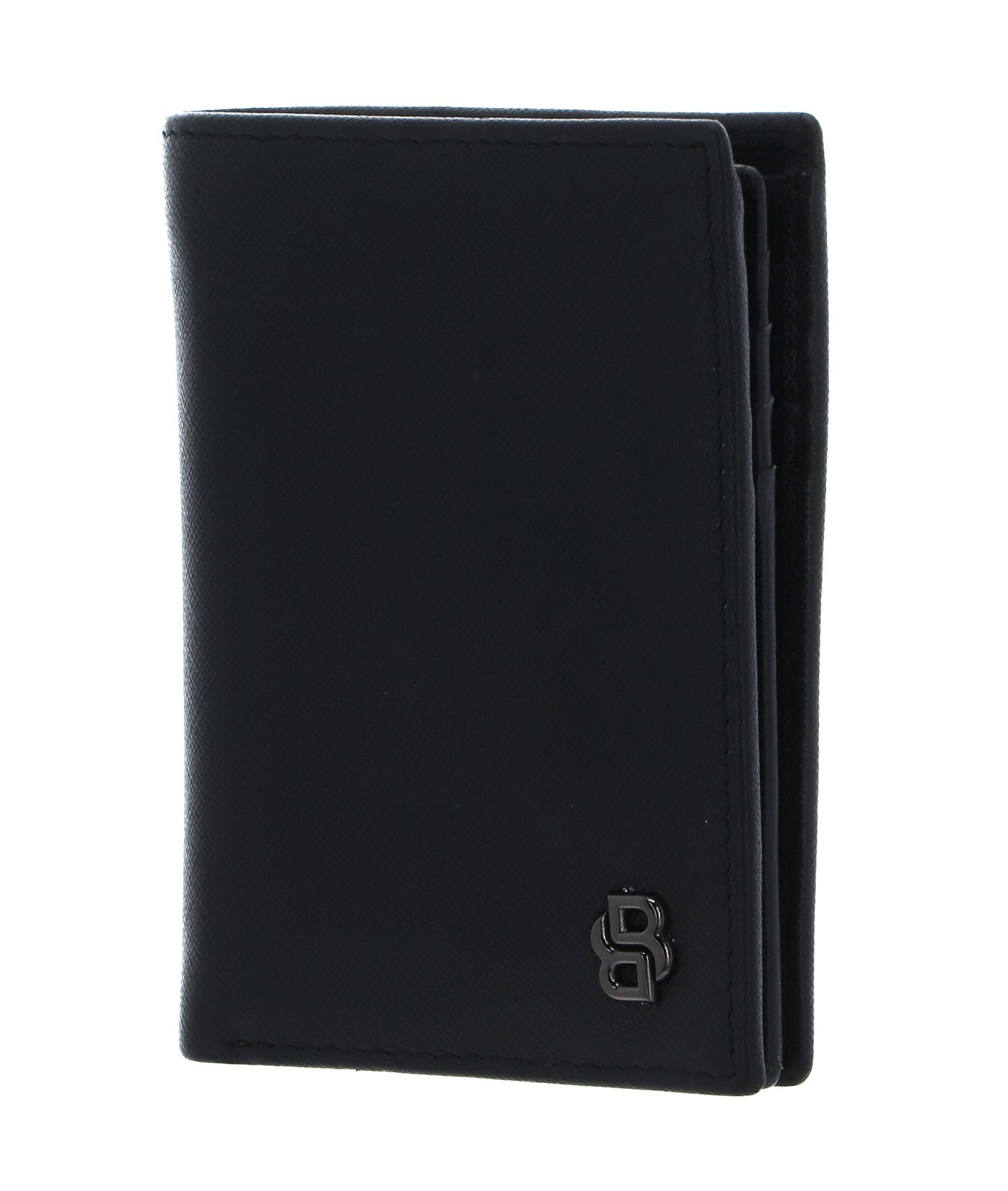 HUGO BOSS Double B Card Case Saffiano Black