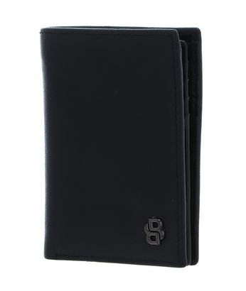HUGO BOSS Double B Card Case Saffiano Black HUGO BOSS Double B Card Case Saffiano Black