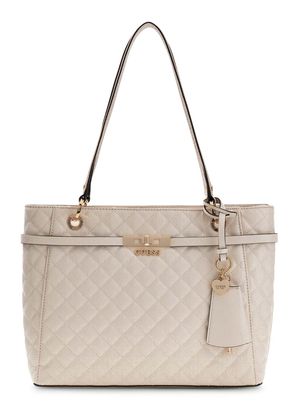GUESS Idra Noel Tote Bag Stone