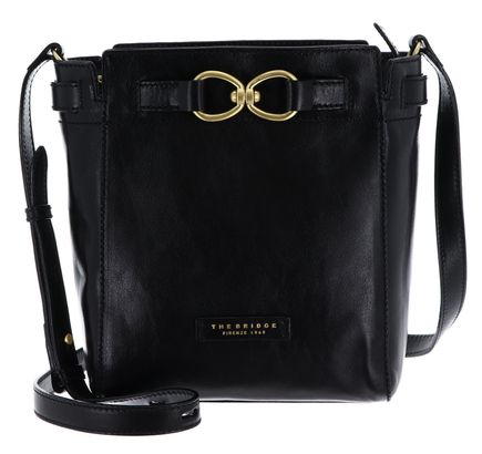 THE BRIDGE Isotta Bucket Bag Nero / Oro THE BRIDGE Isotta Bucket Bag Nero / Oro