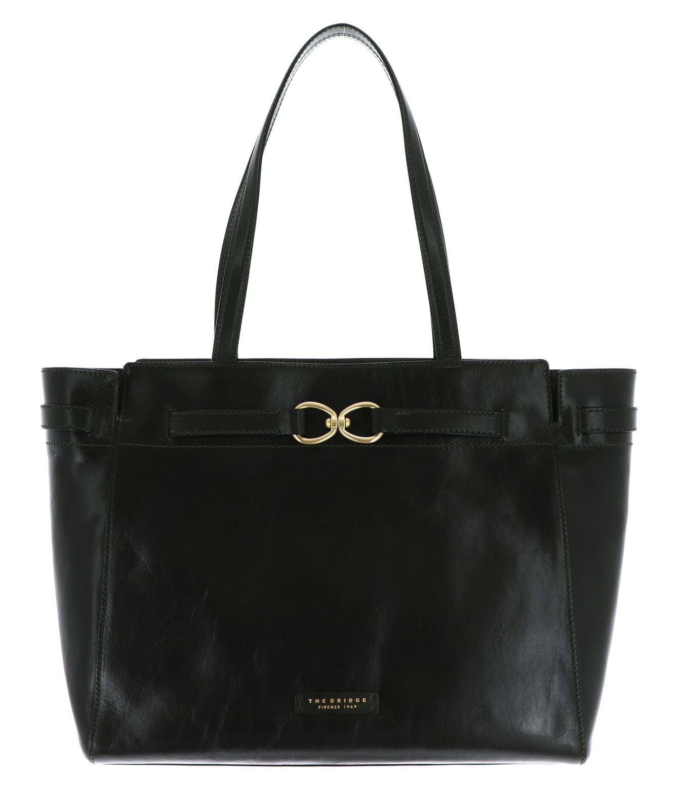 THE BRIDGE Isotta Shopping Bag Tirolo / Oro