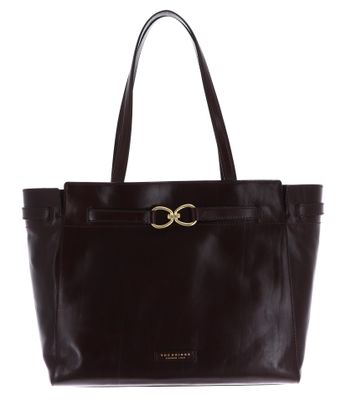 THE BRIDGE Isotta Shopping Bag Mosto / Oro