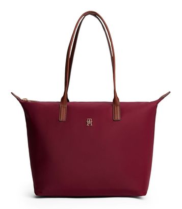 TOMMY HILFIGER Popette Tote Bag Deep Rouge