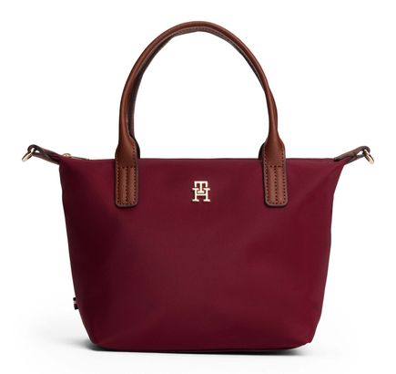 TOMMY HILFIGER Popette Mini Tote Bag Deep Rouge