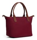 TOMMY HILFIGER Popette Mini Tote Bag Deep Rouge