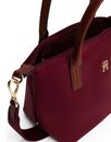 TOMMY HILFIGER Popette Mini Tote Bag Deep Rouge